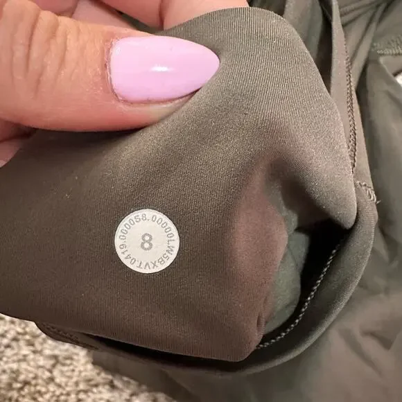 LULULEMON Women's Fast and Free Tight 31" Non-Reflective Size 8 In Dark Olive - Picture 4 of 11